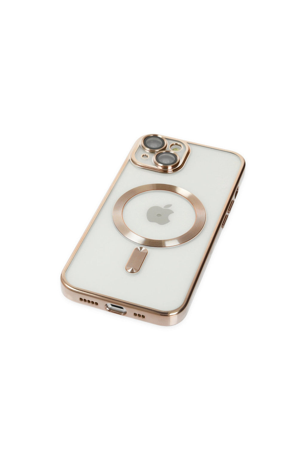 Apple iPhone 14 Plus Uyumlu Kılıf Kross Magneticsafe Kapak - Gold