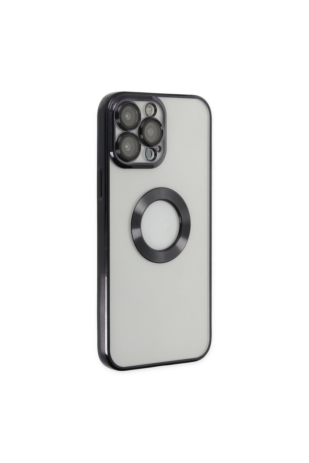 Apple iPhone 14 Pro Uyumlu Kılıf Slot Silikon - Siyah