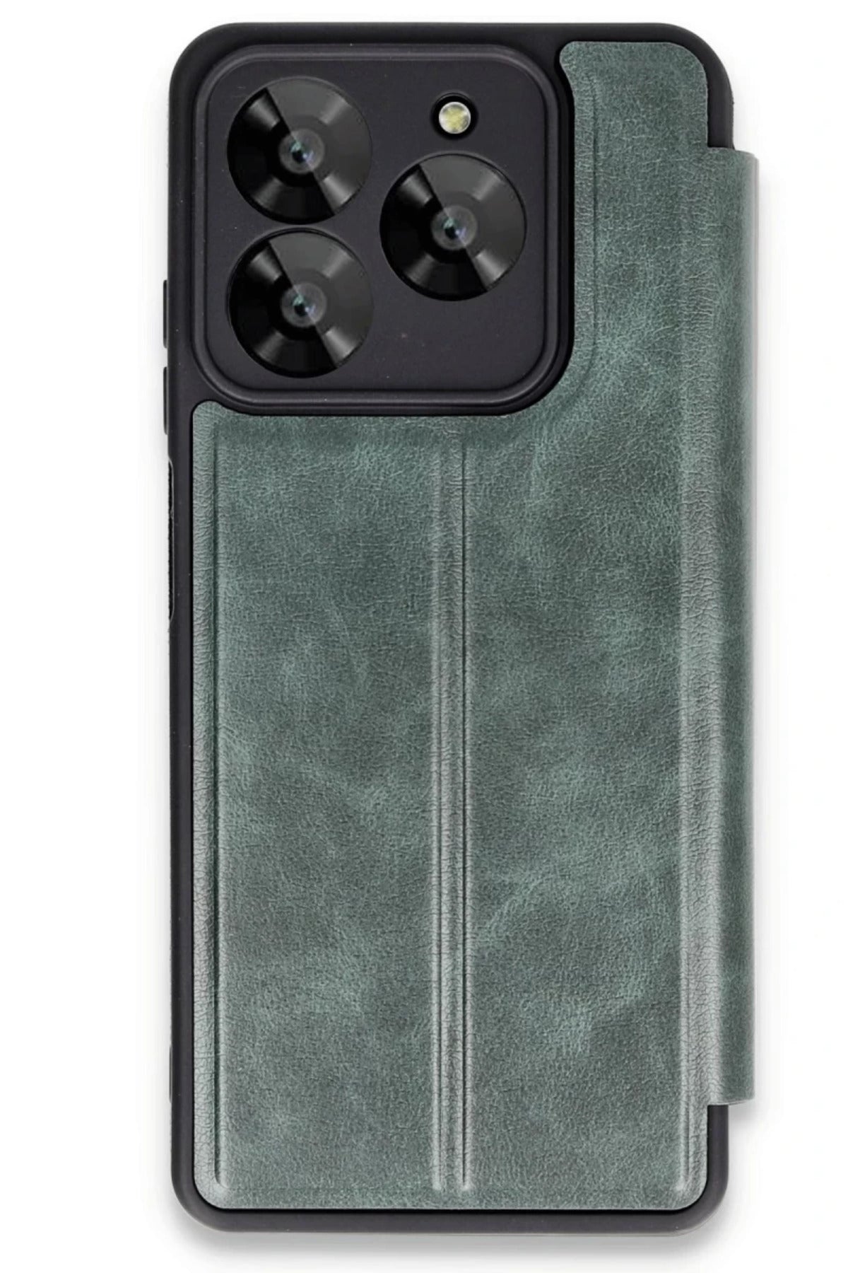 General Mobile Era 30 Kılıf Flip Cover - Koyu Yeşil