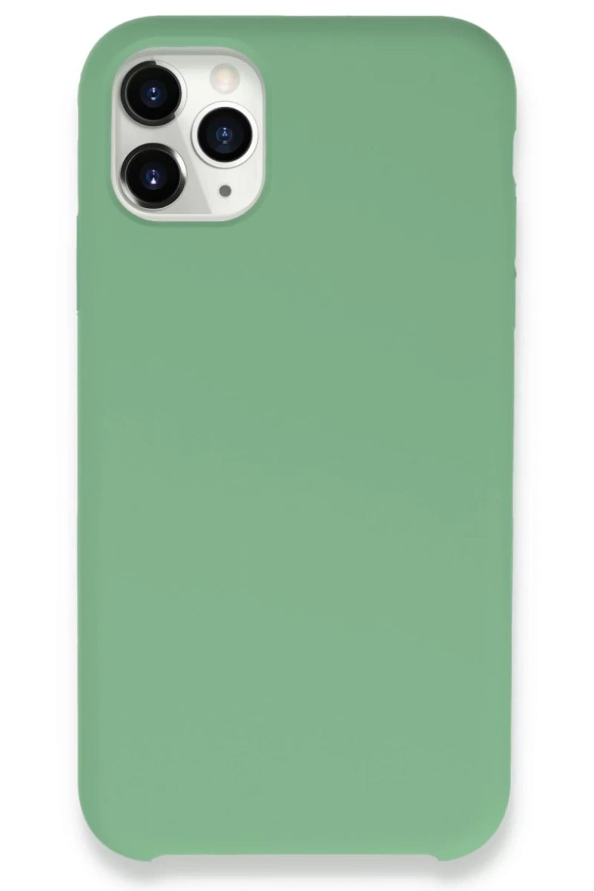 Apple iPhone 11 Pro Max Uyumlu Kılıf Lansman Legant Silikon - Yeşil