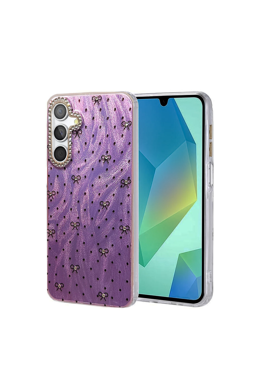 Samsung Galaxy A14 4G Uyumlu Kılıf Blade Aynalı Desenli Kapak - Desen 2