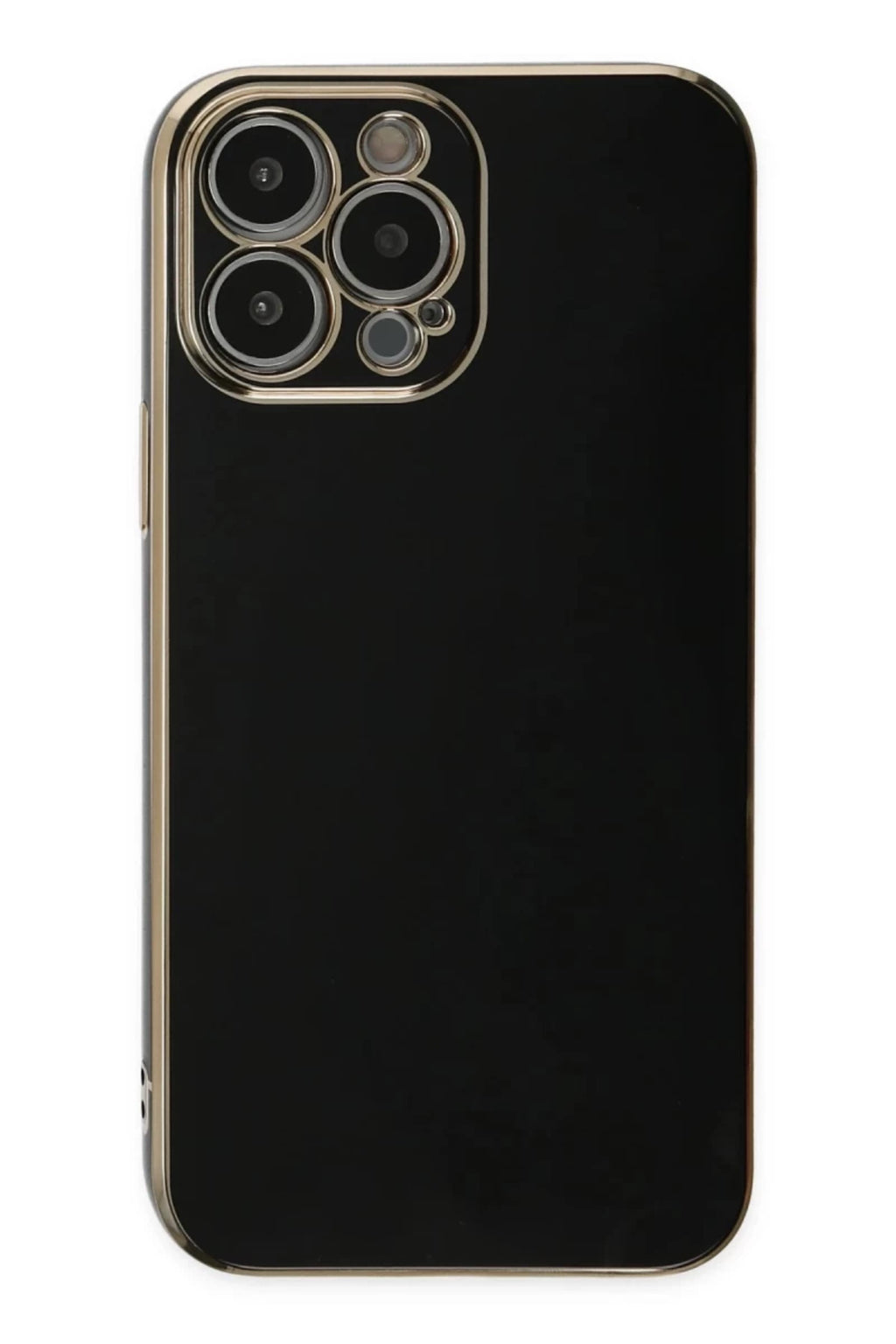 Apple iPhone 14 Pro Max Uyumlu Kılıf Volet Silikon - Siyah