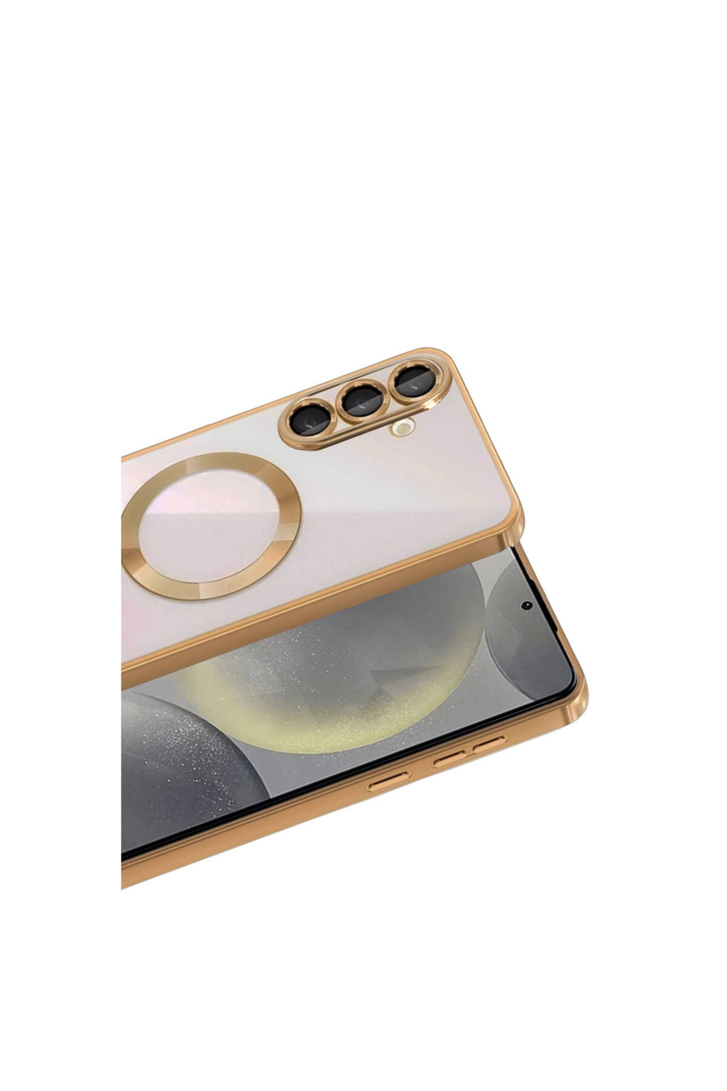 Samsung Galaxy A57 5G Uyumlu Kross Magneticsafe Kapak - Çöl Titanyum