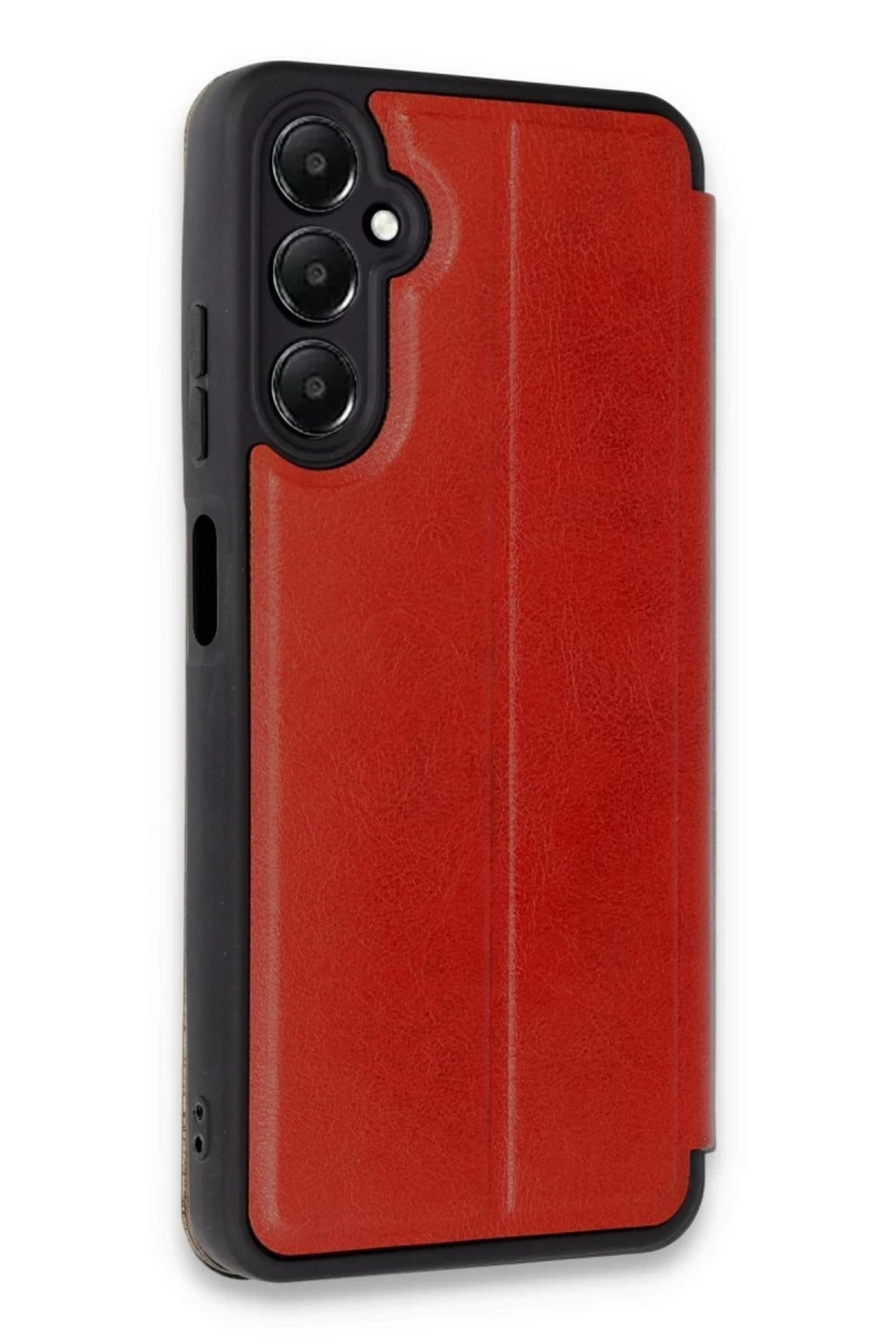 Samsung Galaxy A55 5G Uyumlu Kılıf Flip Cover - Kırmızı