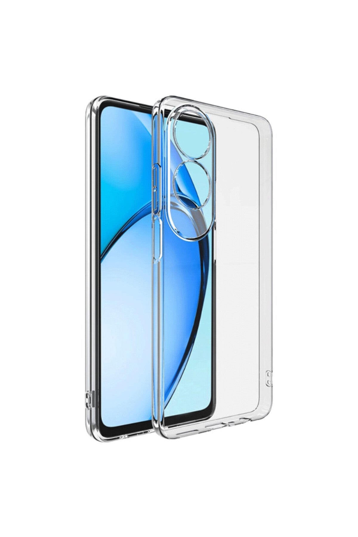 Oppo A60 Uyumlu Kılıf Lüx Şeffaf Silikon