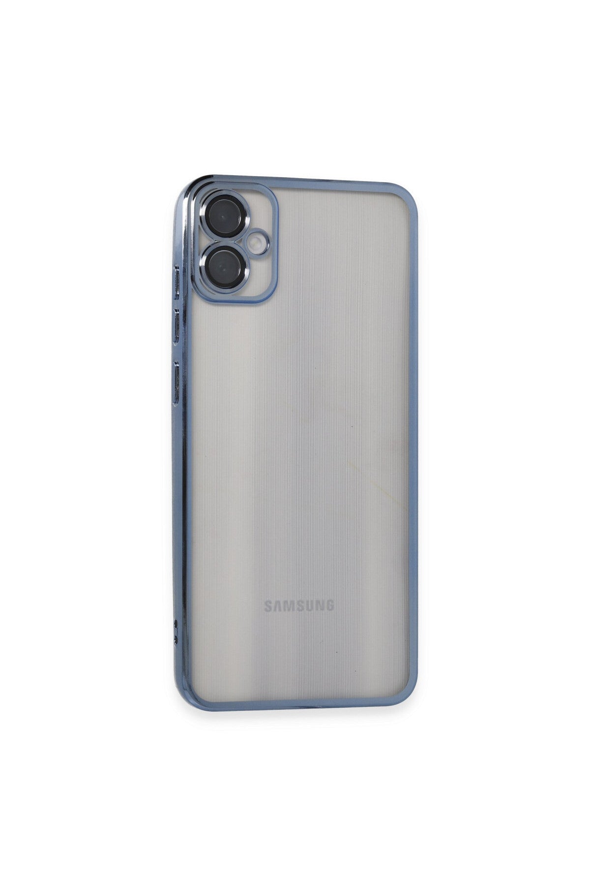 Samsung Galaxy A05 Uyumlu Kılıf Lensli Silikon - Lacivert