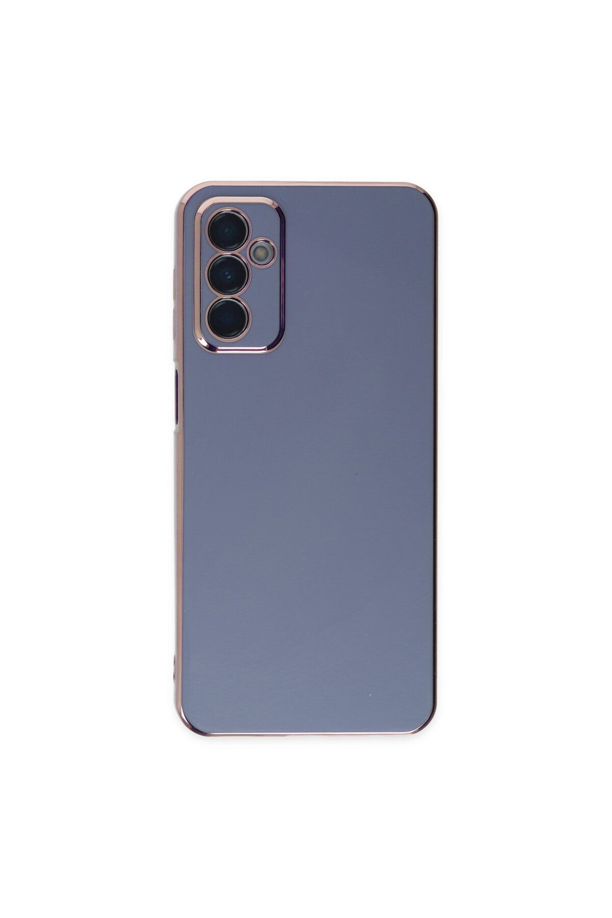 Samsung Galaxy M23 Uyumlu Kılıf Volet Silikon - Mavi