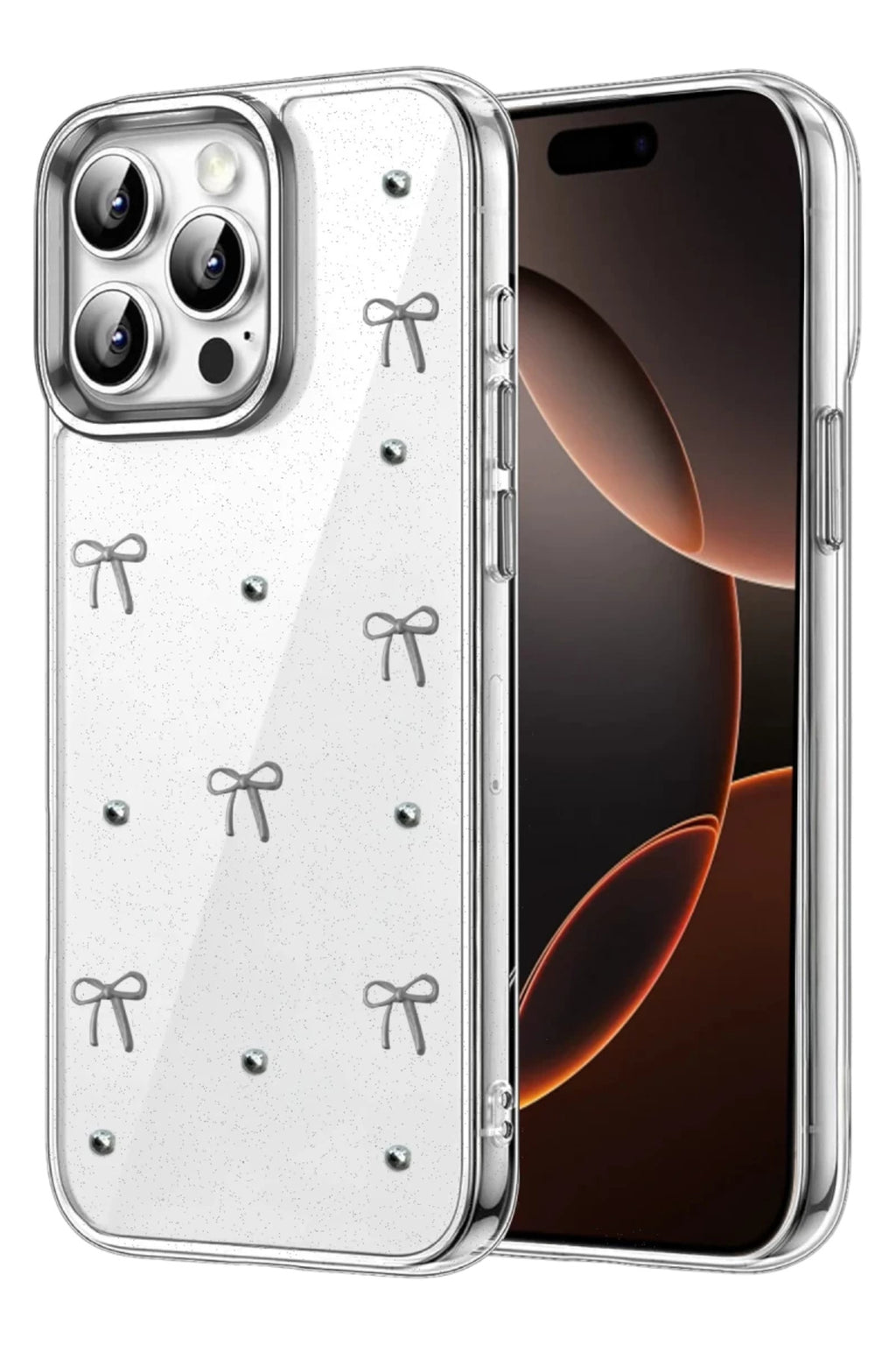 Apple iPhone 15 Pro Max Uyumlu Fiyonk Desenli Kapak - Desen 5