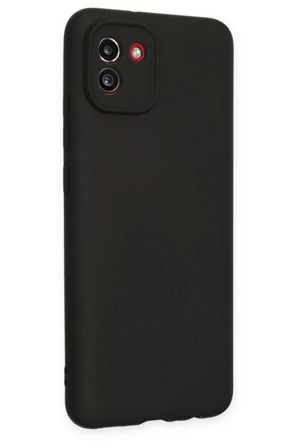 Samsung Galaxy A03 Uyumlu Kılıf First Silikon - Siyah