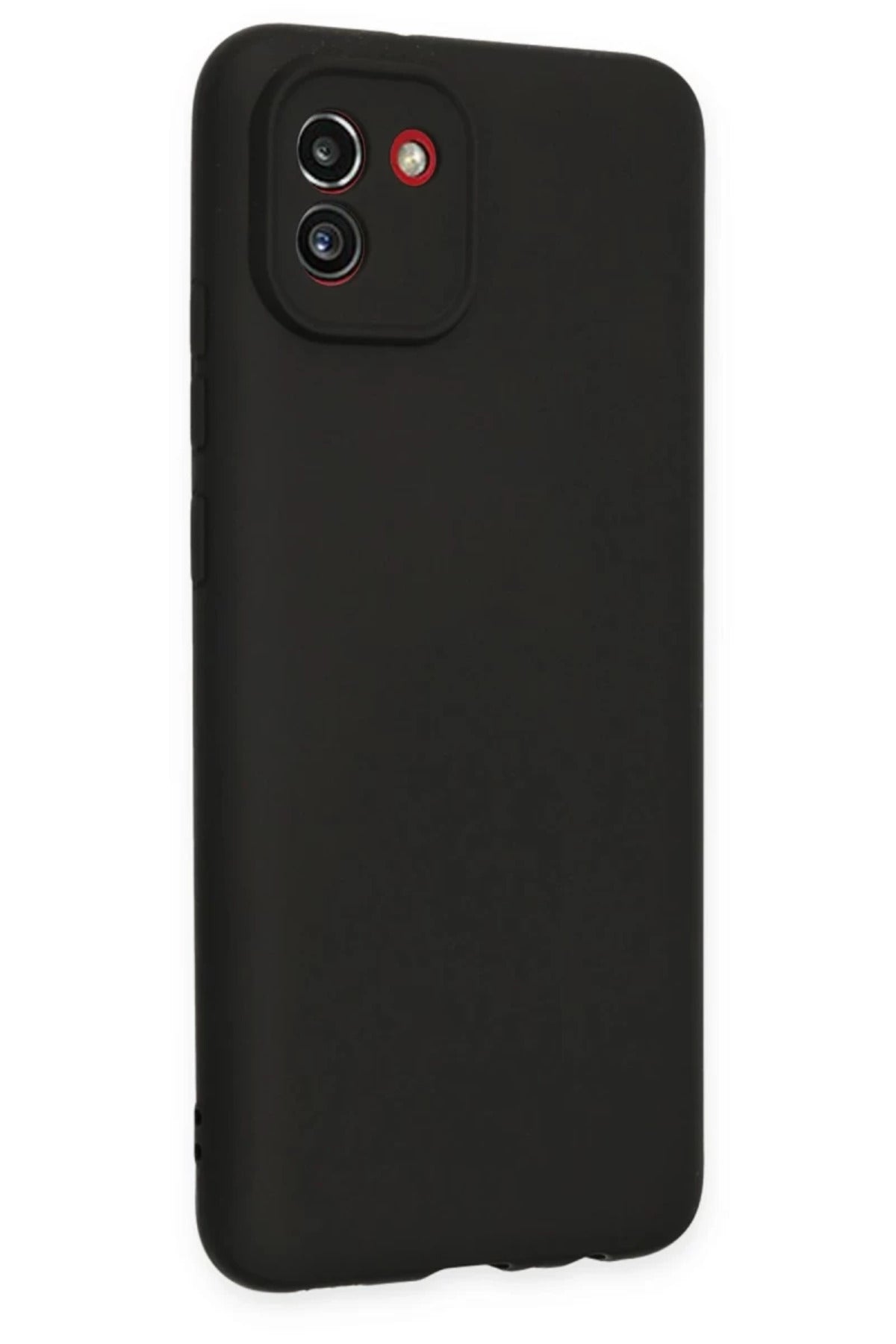 Samsung Galaxy A03 Uyumlu Kılıf First Silikon - Siyah