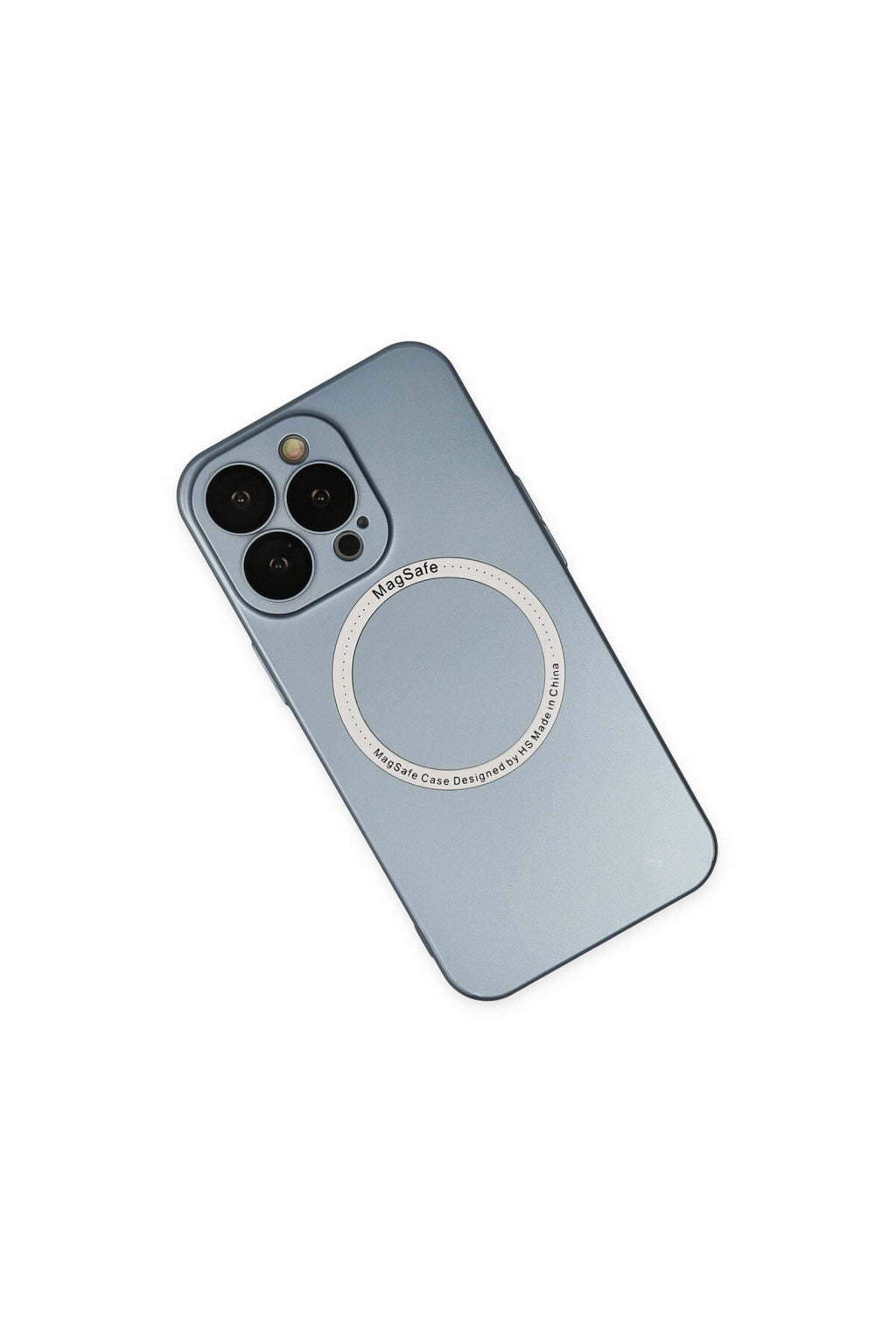 Apple iPhone 13 Pro Uyumlu Kılıf Jack Magneticsafe Lens Silikon - Sierra Blue
