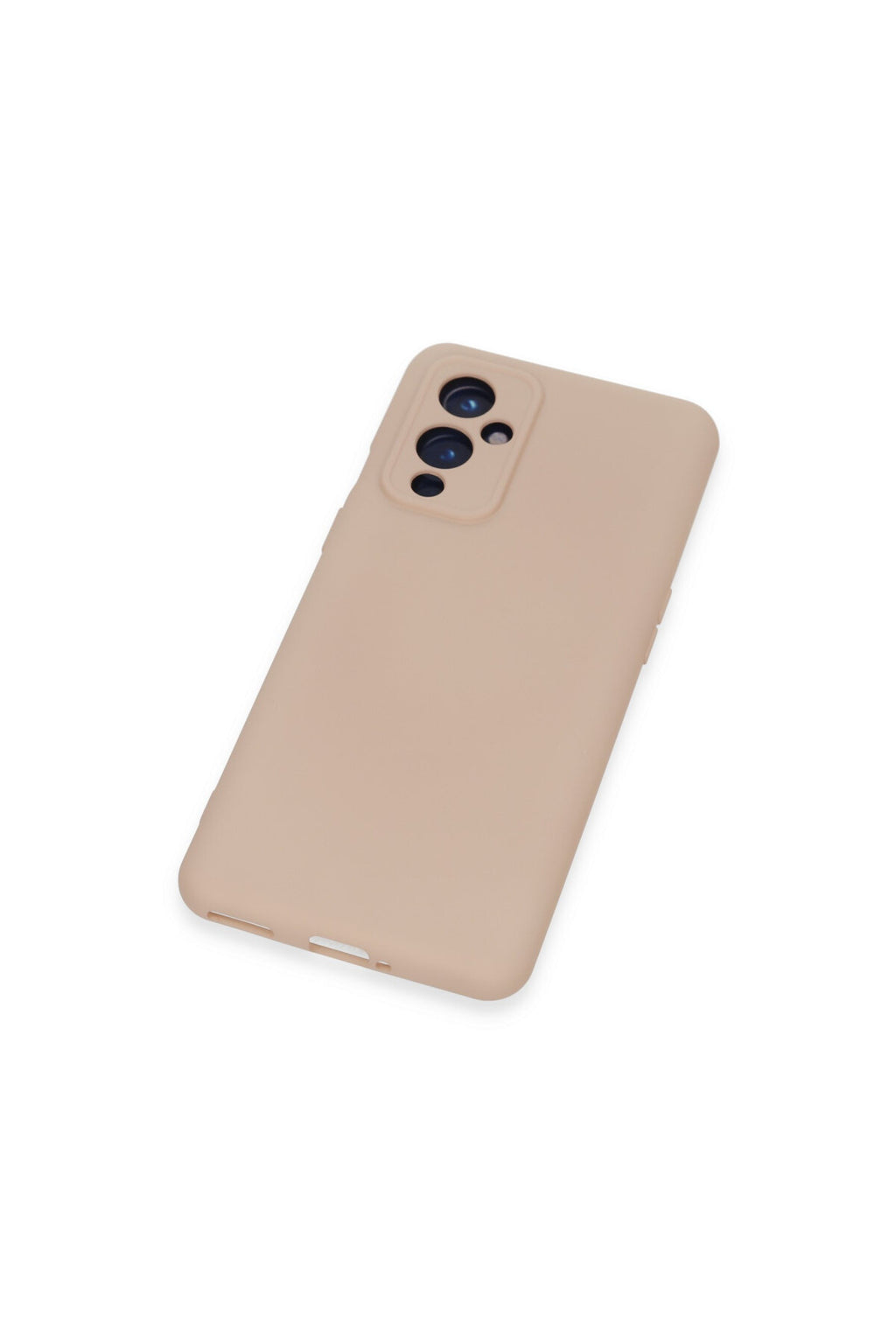 One Plus 9 Kılıf Nano içi Kadife Silikon - Pudra