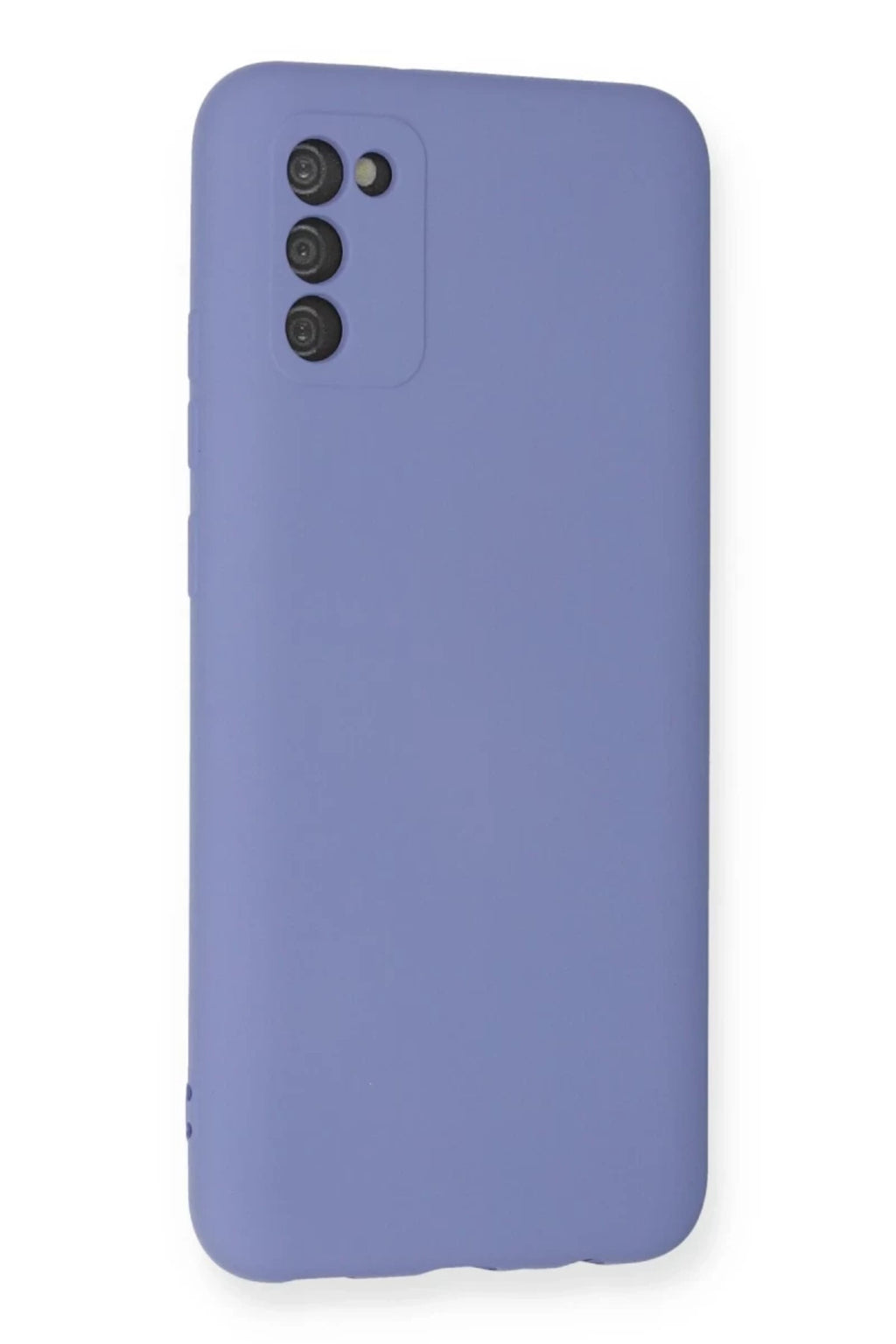Samsung Galaxy A03S Uyumlu Kılıf Nano içi Kadife Silikon - Lila