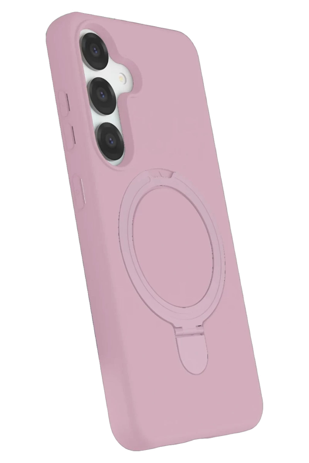 Samsung Galaxy S25 Uyumlu Regal Magsafe Standlı Kapak - Açık Pembe