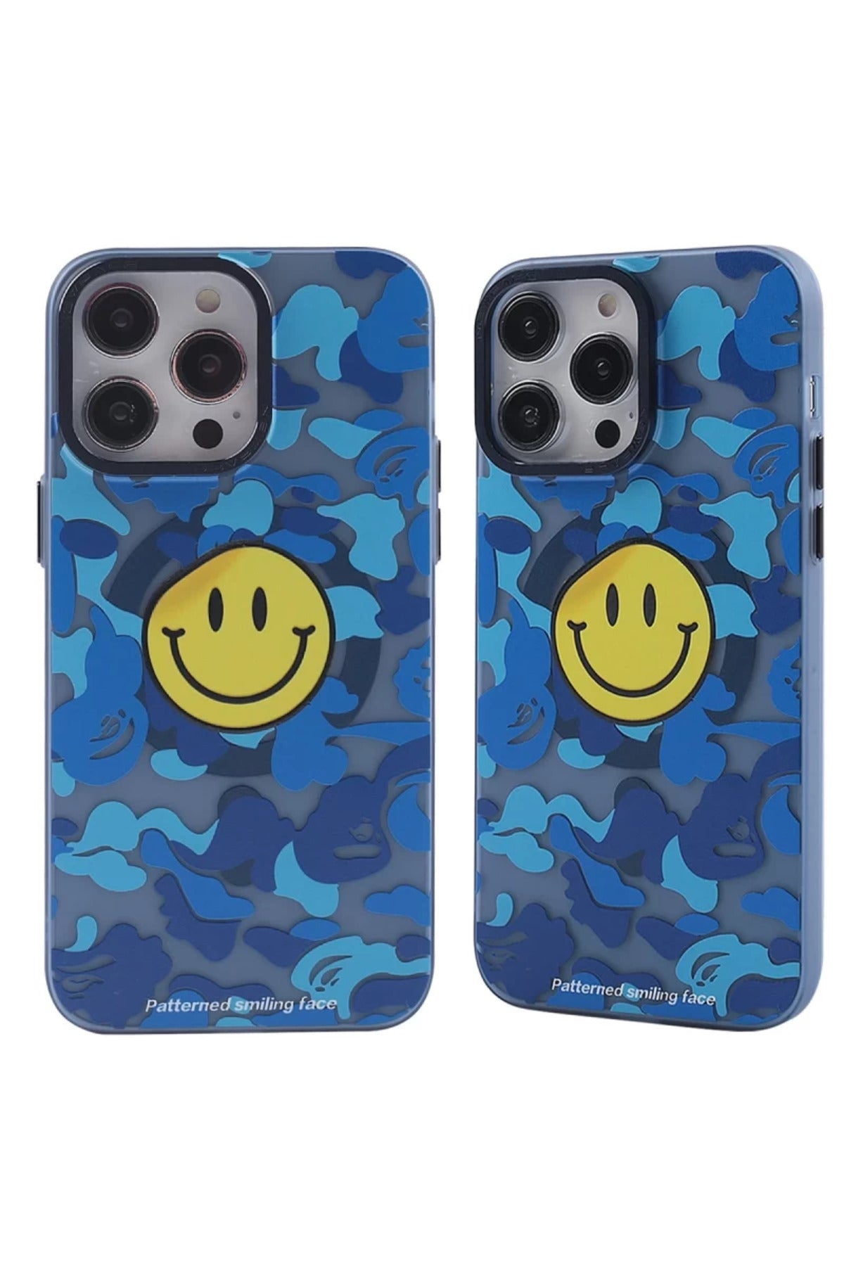 Apple iPhone 14 Pro Max Uyumlu Kılıf Apollo Magneticsafe Desenli Kapak - Apollo Mavi - 1