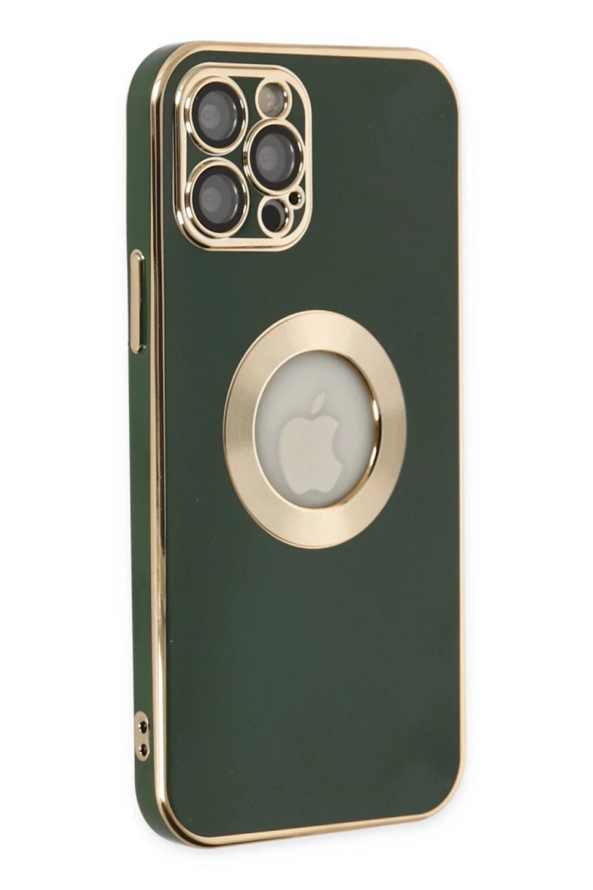 Apple iPhone 12 Pro Max Uyumlu Kılıf Store Silikon - Yeşil