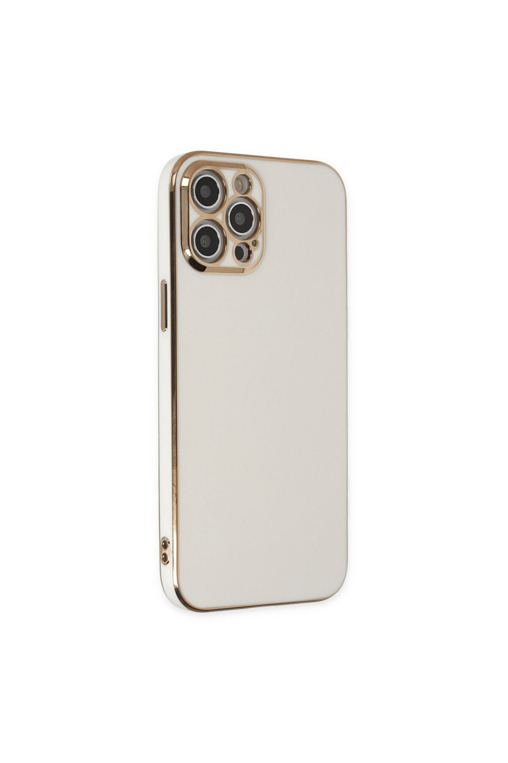Apple iPhone 12 Pro Uyumlu Kılıf Volet Silikon - Beyaz