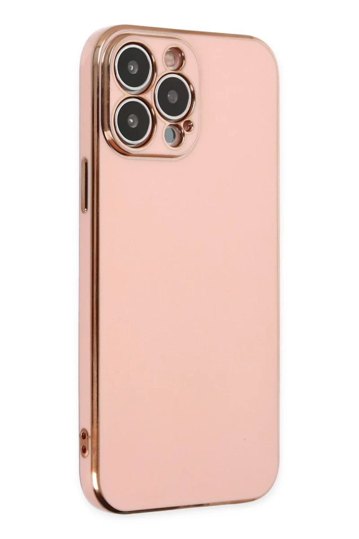 Apple iPhone 14 Pro Max Uyumlu Kılıf Volet Silikon - Pembe