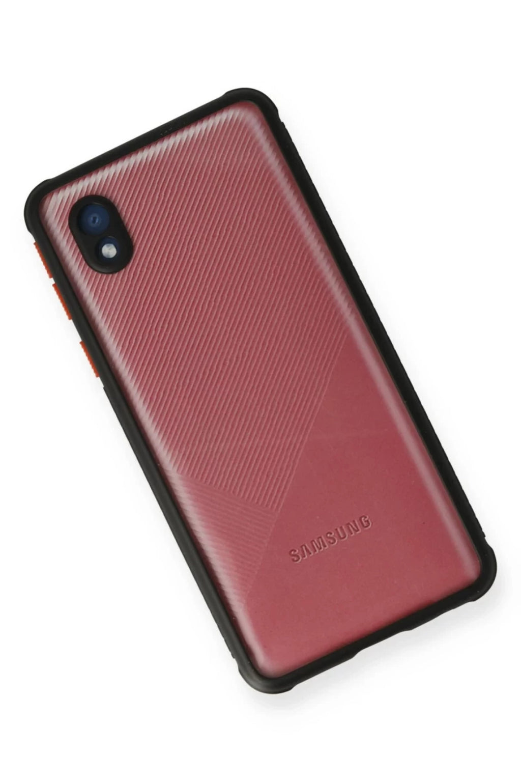 Samsung Galaxy A01 Core Uyumlu Kılıf Miami Şeffaf Silikon - Siyah