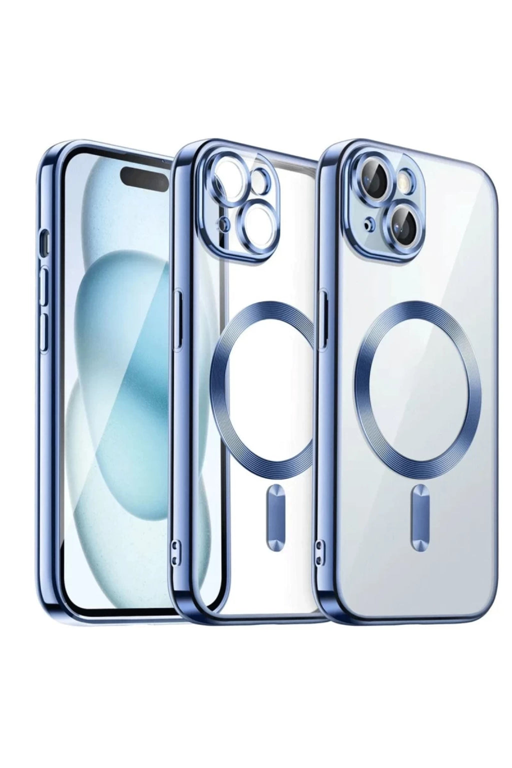 Apple iPhone 13 Uyumlu Kılıf Kross Magneticsafe Kapak - Sierra Blue