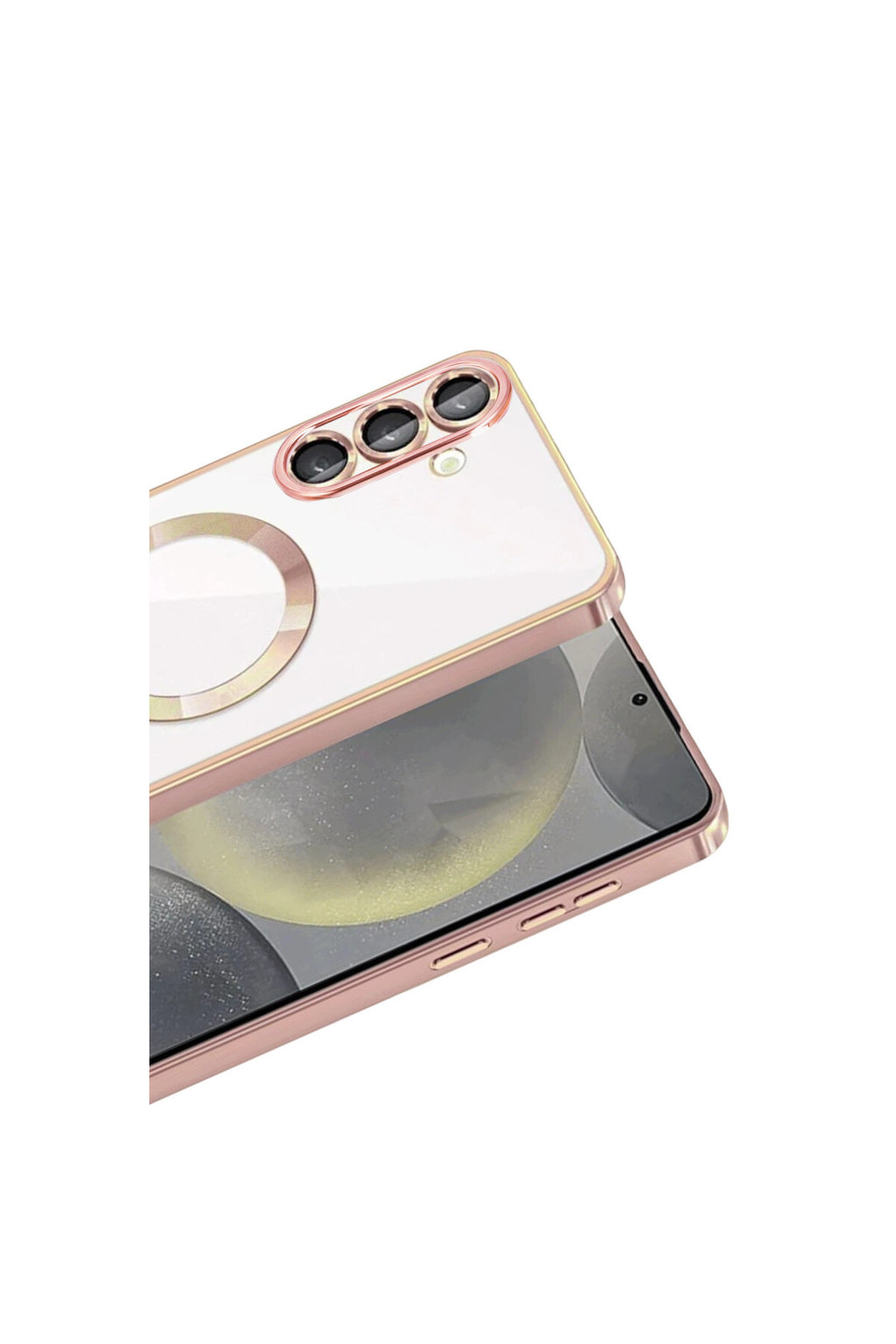 Samsung Galaxy S26 Plus Uyumlu Kross Magneticsafe Kapak - Rose