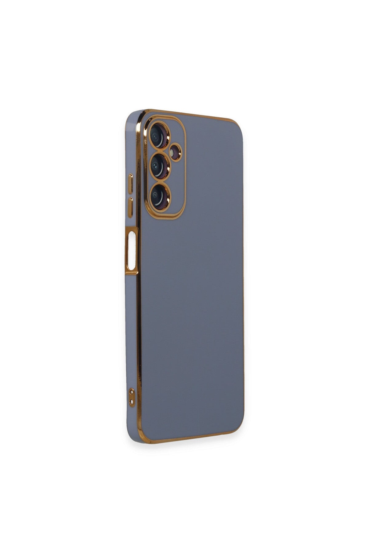 Samsung Galaxy A05S Uyumlu Kılıf Volet Silikon - Mavi