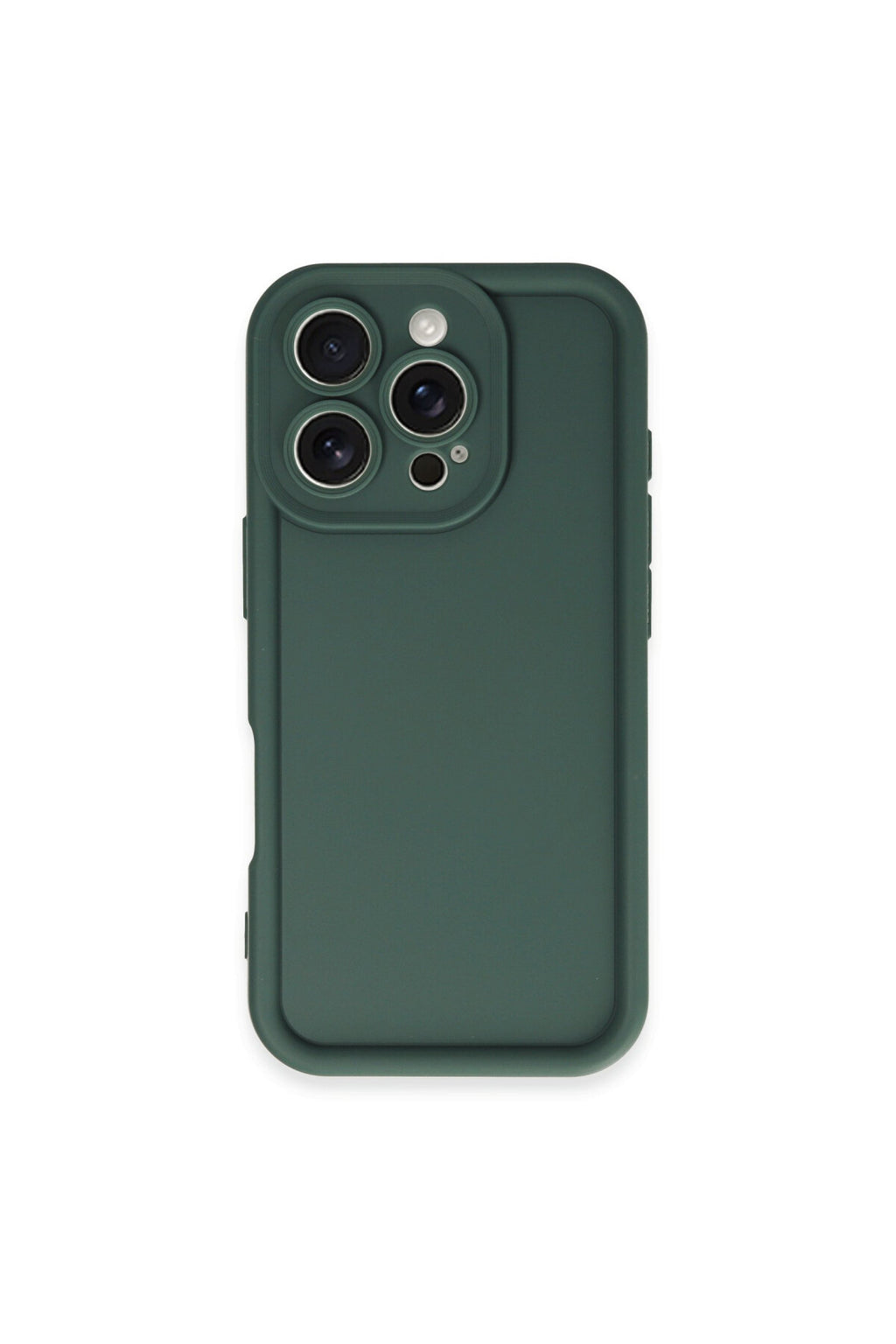 Apple iPhone 16 Pro Max Uyumlu Kılıf Viera Silikon - Koyu Yeşil