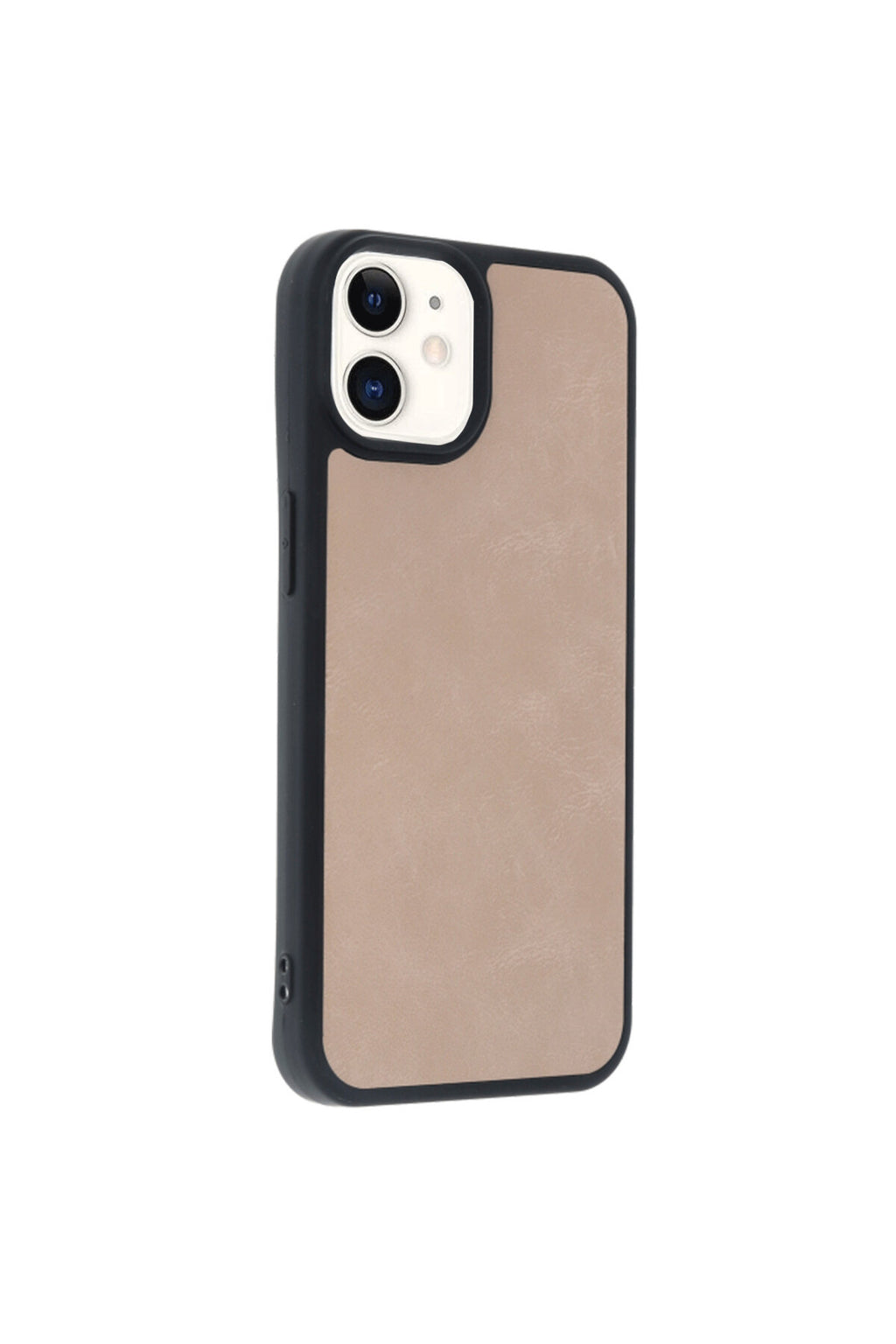 Apple iPhone 11 Uyumlu Kılıf Aras Deri Kapak - Pudra