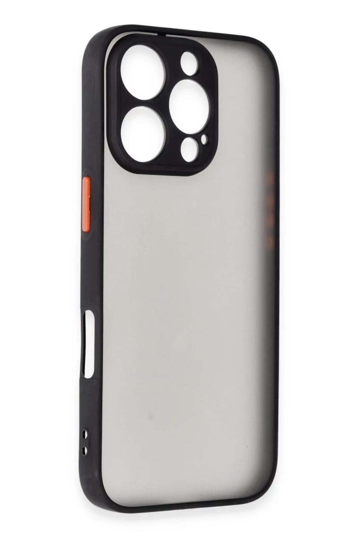 Apple iPhone 16 Pro Uyumlu Kılıf Montreal Silikon Kapak - Siyah