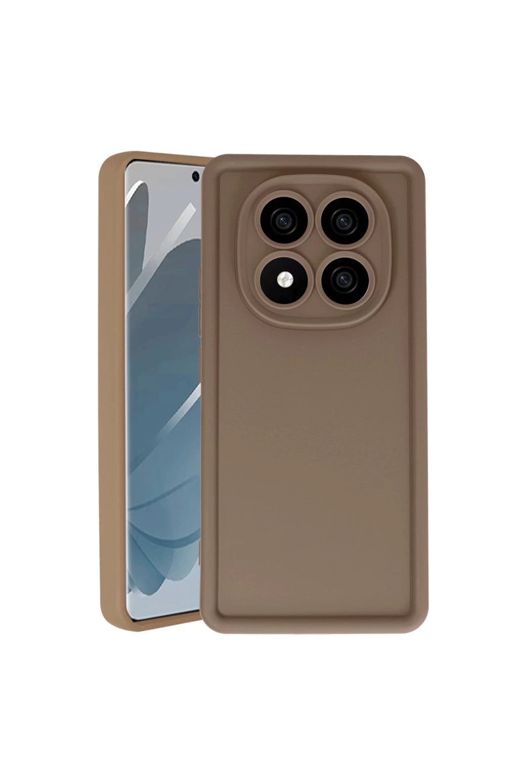 Xiaomi Redmi Note 14 Pro 4G Uyumlu Kılıf Viera Silikon - Kahverengi