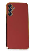 Samsung Galaxy M14 5G Uyumlu Kılıf Volet Silikon - Kırmızı
