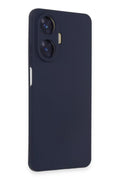 Realme C55 Uyumlu Kılıf Nano içi Kadife Silikon - Mor