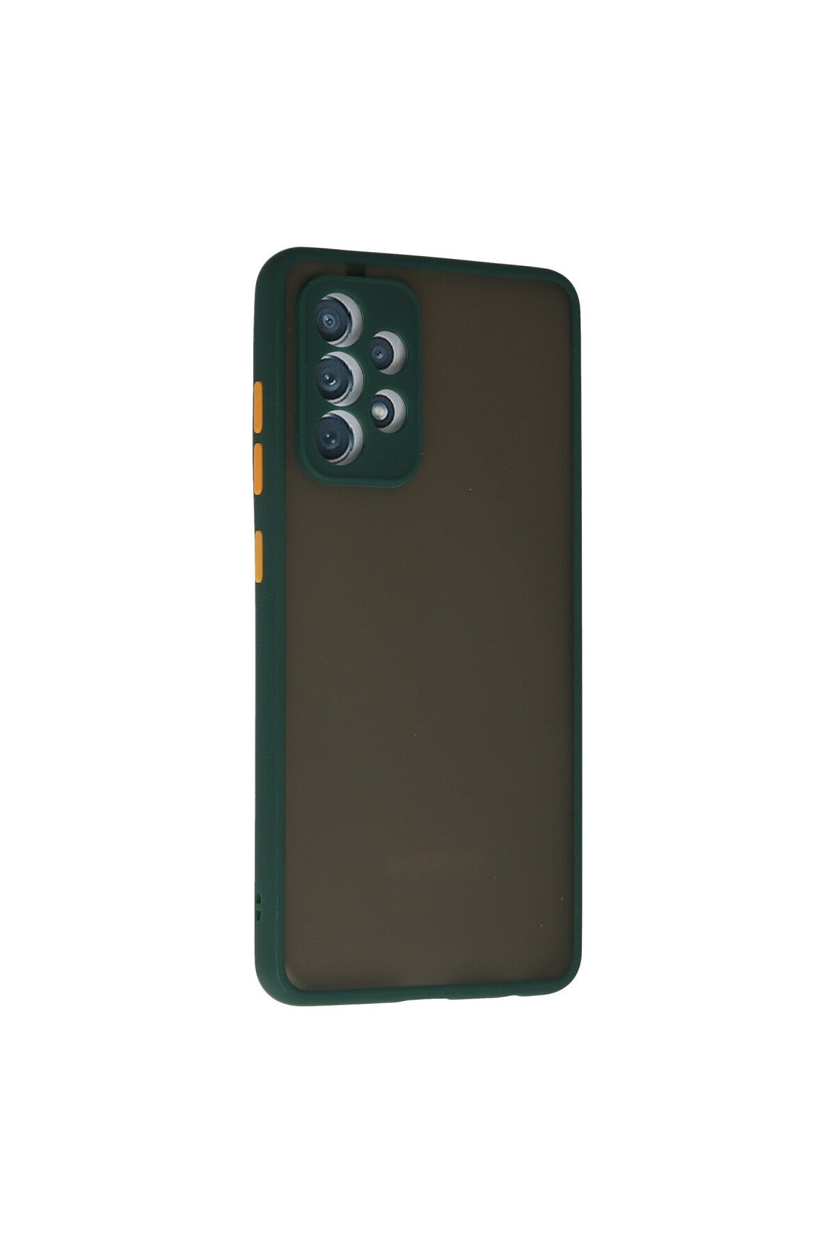 Samsung Galaxy A72 Uyumlu Kılıf Montreal Silikon Kapak - Koyu Yeşil