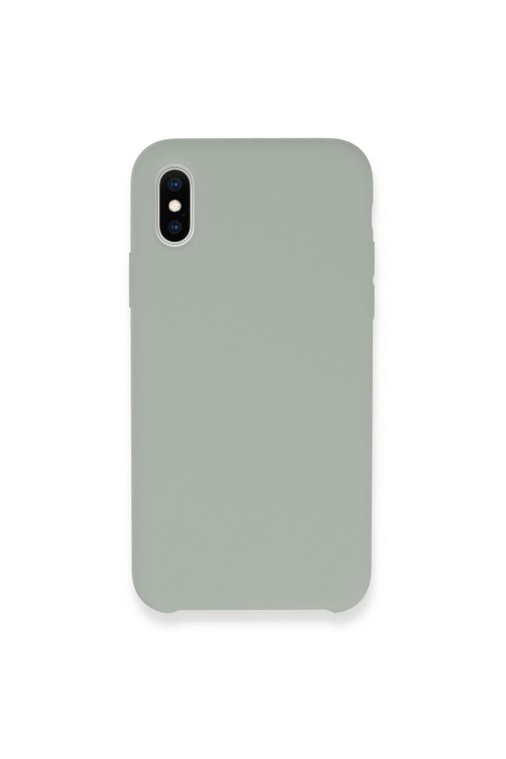Apple iPhone XS Max Uyumlu Kılıf Lansman Legant Silikon - Açık Gri