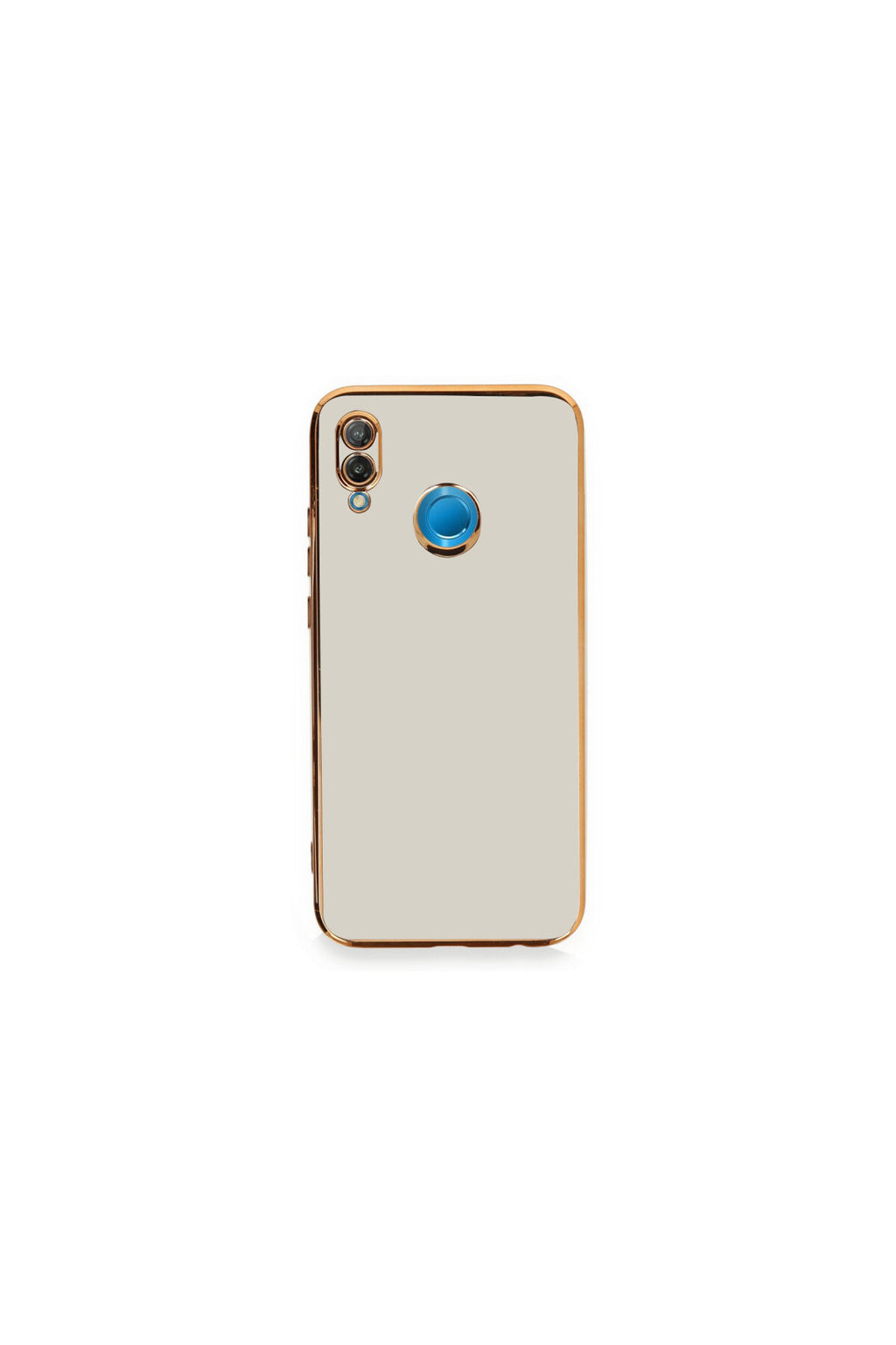 Huawei P20 Lite Uyumlu Kılıf Volet Silikon - Beyaz