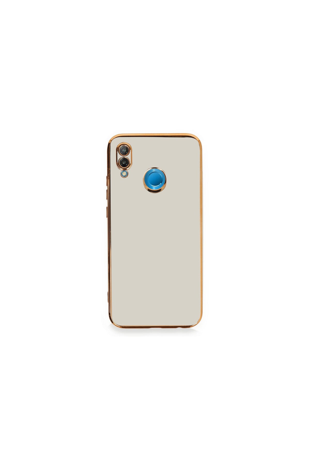 Huawei P20 Lite Uyumlu Kılıf Volet Silikon - Beyaz