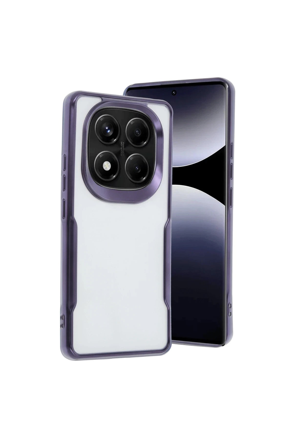 Xiaomi Redmi Note 14 Pro 5G Uyumlu Kılıf Boyi Silikon Kapak - Derin Mor