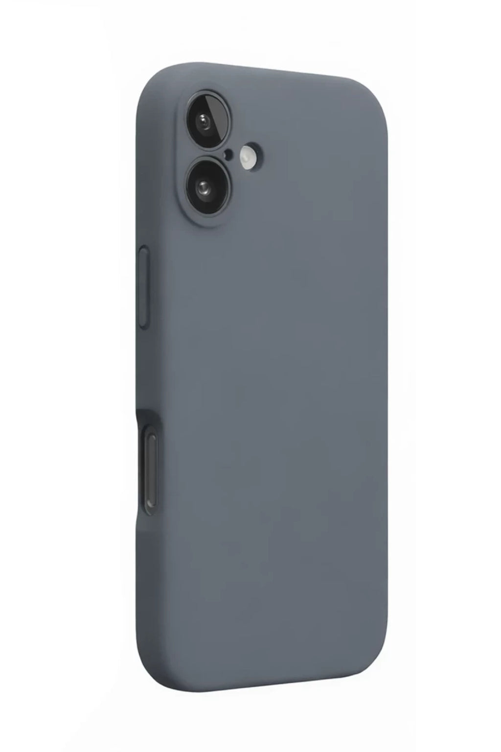 Apple iPhone 16 Plus Uyumlu Kılıf Nano içi Kadife Silikon - Gri