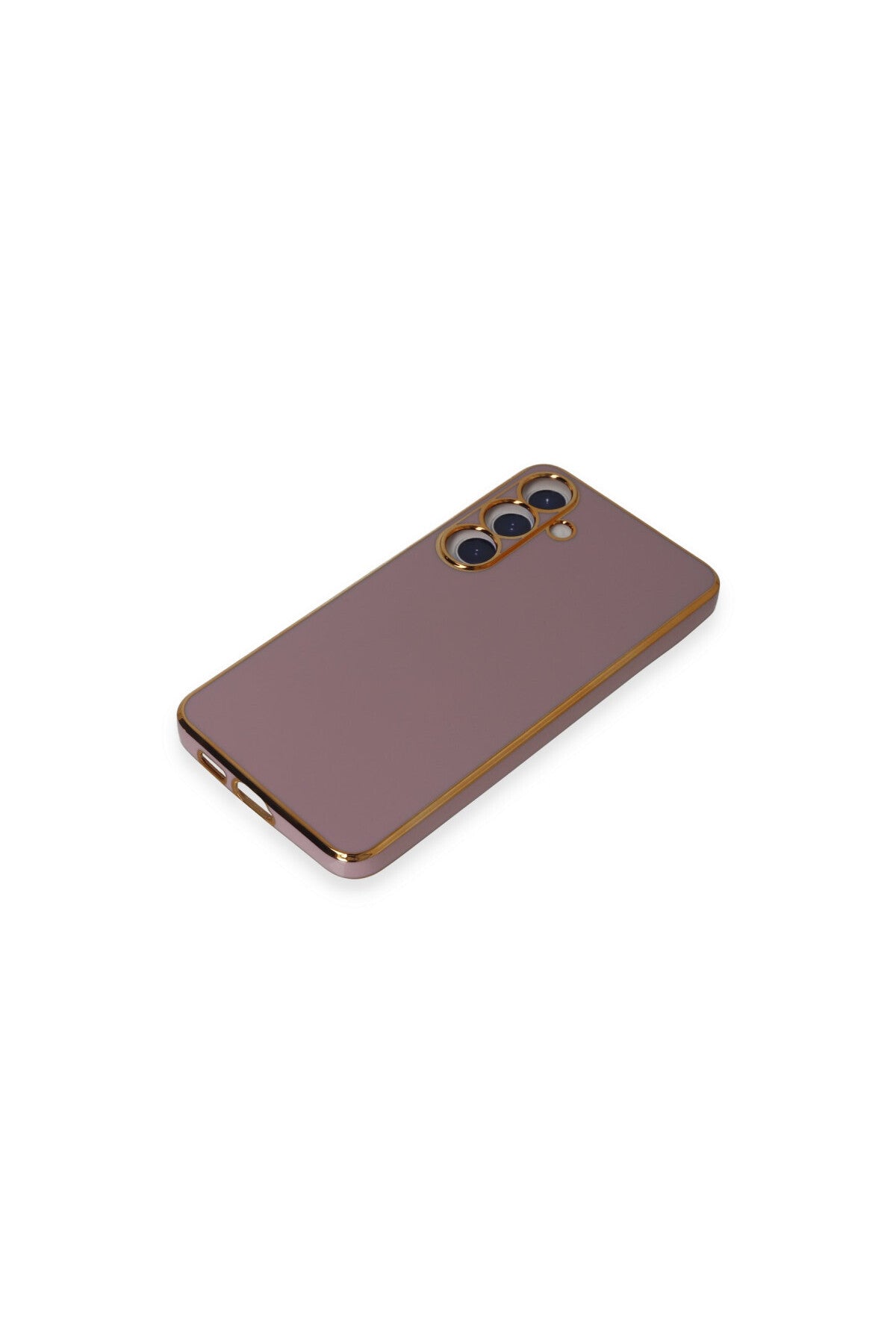 Samsung Galaxy S24 Uyumlu Kılıf Volet Silikon - Mor