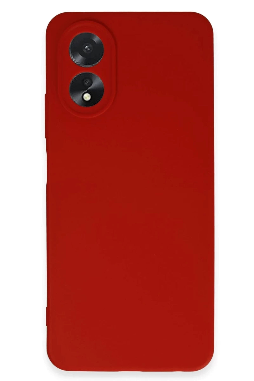 Oppo A38 Uyumlu Kılıf First Silikon - Kırmızı