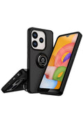 Xiaomi Redmi Note 14 4G Uyumlu Montreal Yüzüklü Silikon Kapak - Siyah