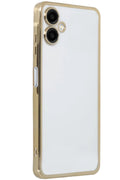Samsung Galaxy A06 Uyumlu Kılıf Lensli Silikon - Gold