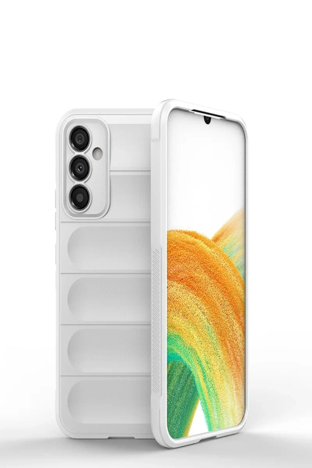 Samsung Galaxy A15 4G Uyumlu Kılıf Optimum Silikon - Krem