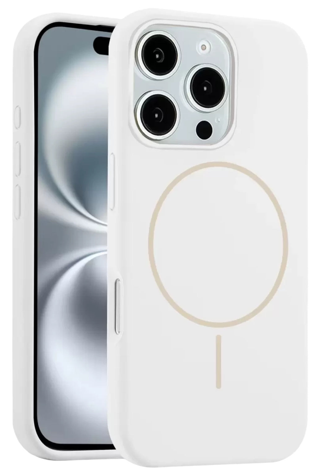 Joko Apple iPhone 16 Pro Max Uyumlu Kılıf Jully Magsafe Kapak - Beyaz