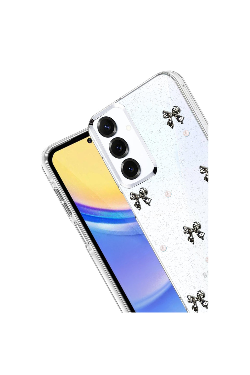Samsung Galaxy A15 4G Uyumlu Fiyonk Desenli Kapak - Desen 8