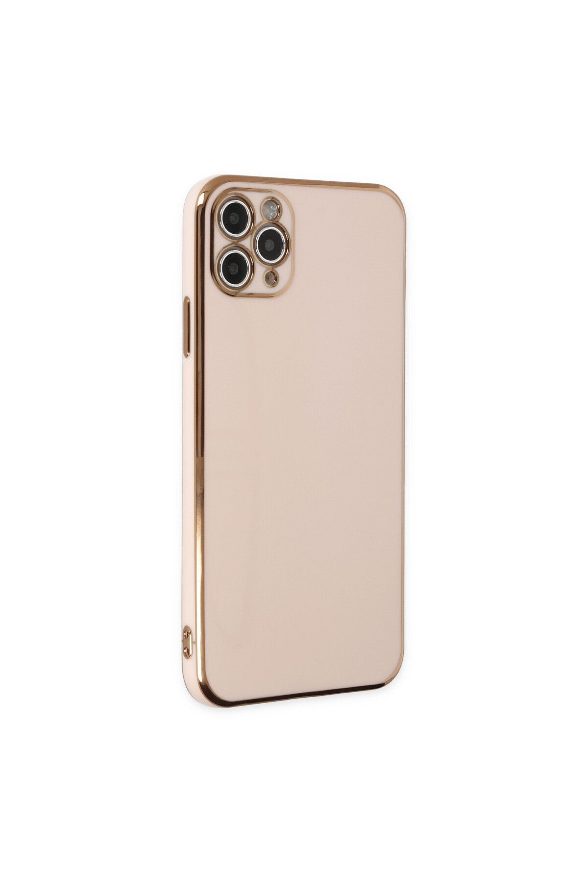 Apple iPhone 11 Pro Max Uyumlu Kılıf Volet Silikon - Pembe
