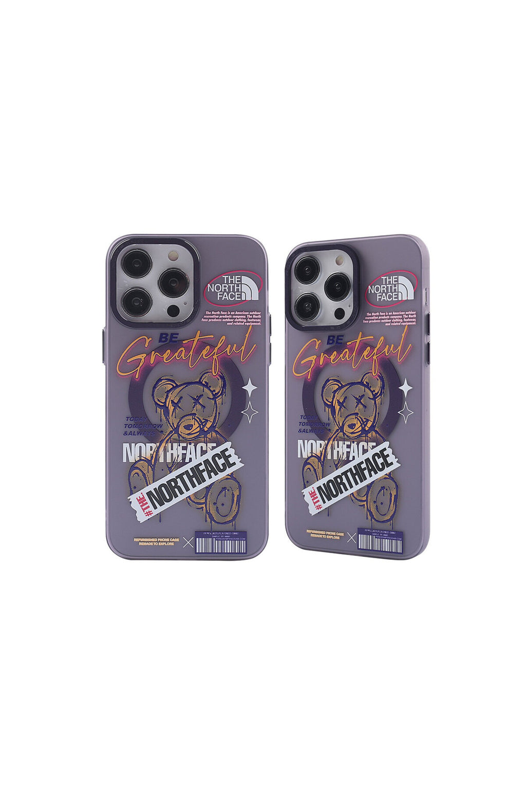 Apple iPhone 14 Pro Uyumlu Kılıf Apollo Magneticsafe Desenli Kapak - Apollo Mor - 2