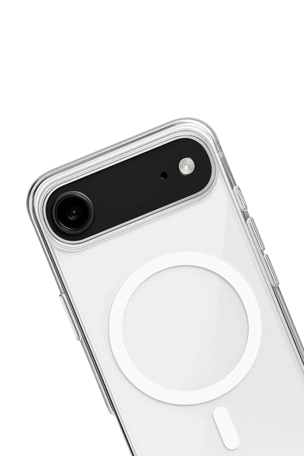 Apple iPhone 17 Air Uyumlu Kılıf Magneticsafe Şeffaf Silikon - Şeffaf
