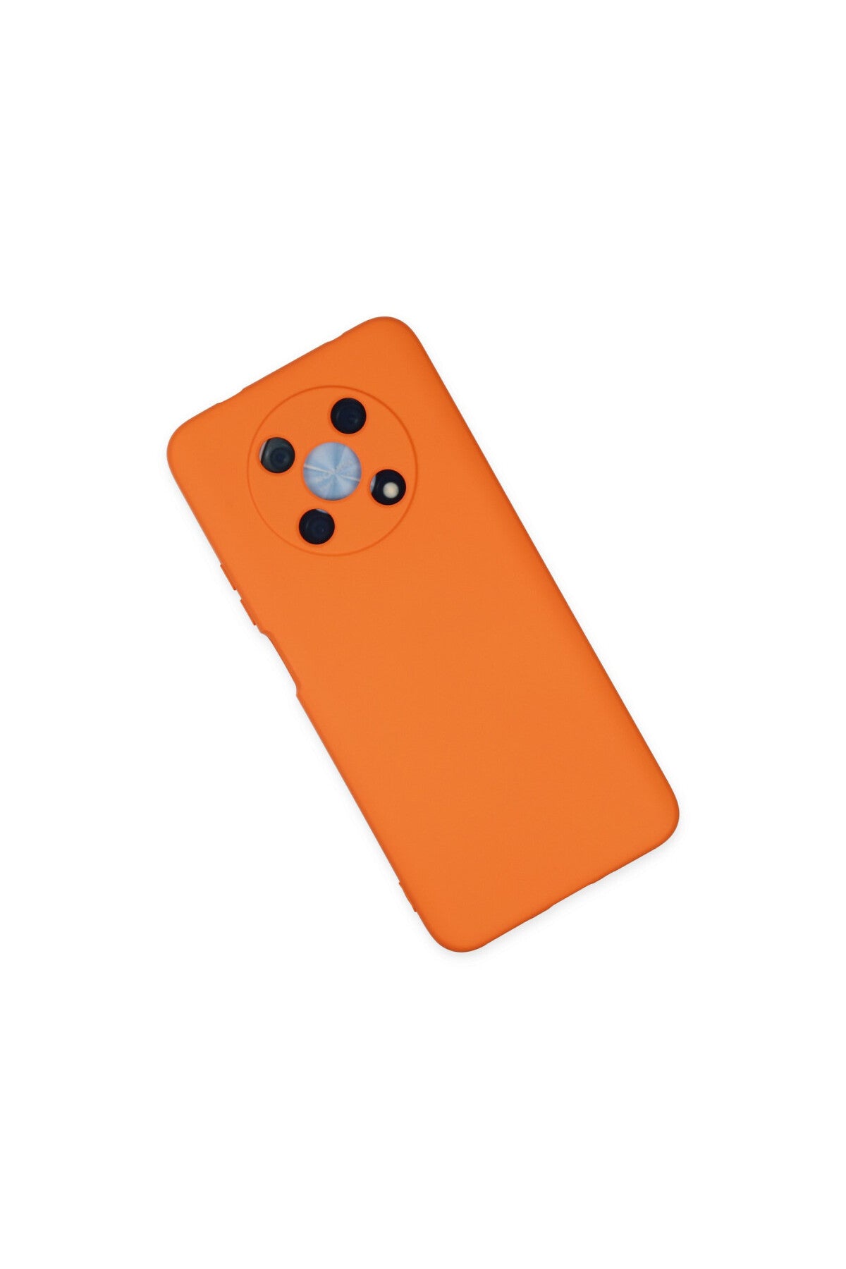 Huawei Nova Y90 Uyumlu Kılıf Nano içi Kadife Silikon - Turuncu