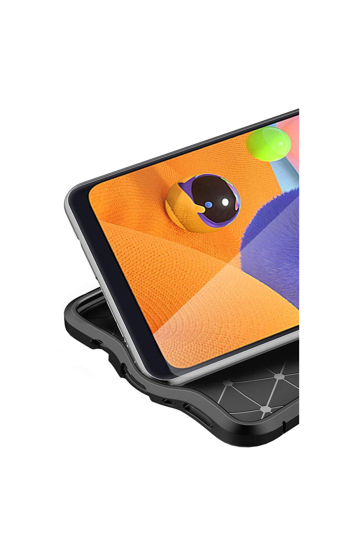 Samsung Galaxy A31 Uyumlu Kılıf Auto Focus Kapak - Kırmızı